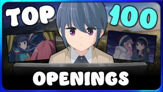 I Listened to EVERY Anime Opening, Here's My Top 100 ⚡