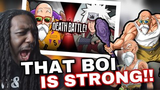 Roshi VS Jiraiya (Dragon Ball VS Naruto)  DEATH BATTLE!