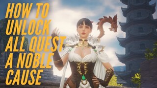 HOW TO UNLOCK ALL QUEST ON MYSTERY A NOBLE CAUSE | MIR4