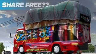 MOD BUSSID TERBARU // SHARE LIVERY MBOIS DETAIL CANTER N6 BY ‎@Dewa Project  || Link MediaFire No Pw