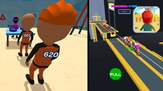 Squid Game NARUTO BOTAK 3D ALL LEVELS - Octopus Games K Challenge 456 ABI Global LTD Trailer Part. 3