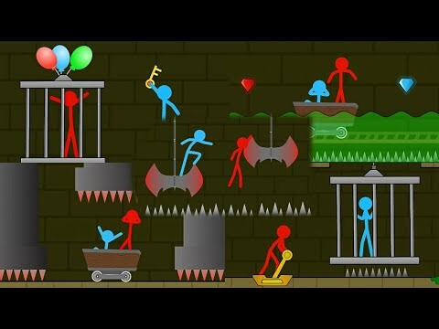 Watergirl and Fireboy , Stickman Animation - All Episode 6-15