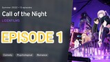 Call of the Night Episode 1 [1080p] [Eng Sub]| Yofukashi no Uta