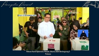 Ridwan Kamil Optimis Pilkada Jadi 2 Putaran