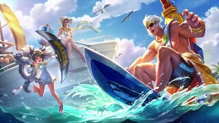 Đa sắc trang phục Tiểu Kiều tiệc bãi biển