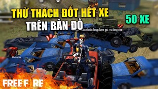 [Garena Free Fire] Thử thách đi thu thập Full 50 xe trong bản đồ | TTD