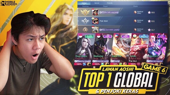 GAME PENENTUAN BO7 LAWAN AOSHI TOP 1 GLOBAL & PENJOKI KERAS JEJE PAKE LANCELOT !