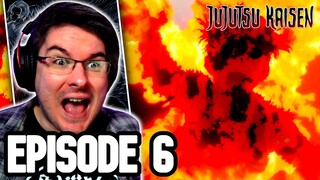 ITADORI VS SUKUNA!! | Jujutsu Kaisen Episode 6 REACTION | Anime Reaction