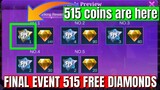 515 Gold Coins Final Event To Get Free Diamonds & Skins | MLBB