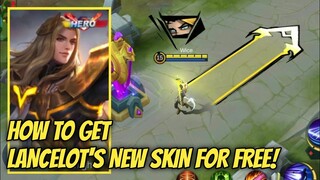 HOW TO GET LANCELOT SWORD MASTER FOR FREE ON ORIGINAL SERVER! - MOBILE LEGENDS