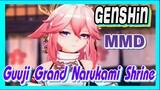 [Genshin, MMD] Guuji Grand Narukami Shrine - Yae Miko