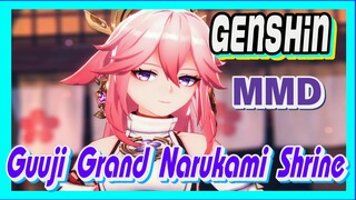 [Genshin, MMD] Guuji Grand Narukami Shrine - Yae Miko