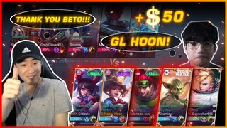 Betosky dropped big donation.. time to pick his heroes guys | MLBB