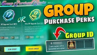 GROUP PURCHASE PERKS PUBG MOBILE GROUP ID M19 | JOIN OR CREATE