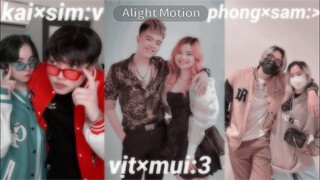 tik tok hero team | những cặp đôi trong hero team sim×kai❤️mui×vit💛sam×phong💙