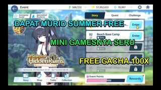 Asik Di Arsip Biru Ada Event Summer Terbaru - Blue Archive Indonesia