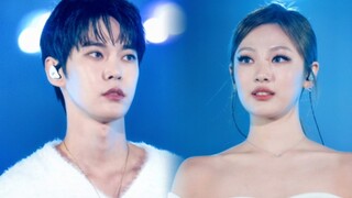 NCT金道英+aespa宁艺卓圣诞合唱Happy Together舞台+VCR