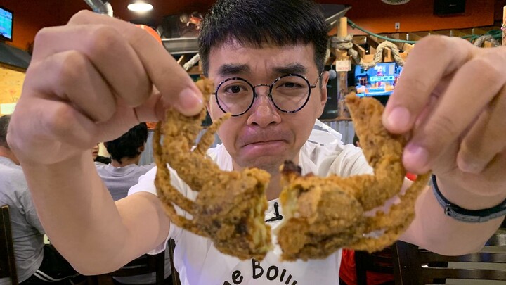 Ozawa Vlog: Spicy Shrimp and Soft-Shell Crab with Mexican Flavors—I can easily eat a pound by myself