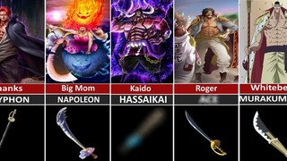 Weapon of One Piece Characters