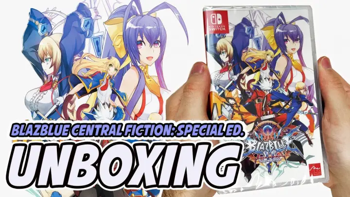 BlazBlue Central Fiction Special Edition (Switch) Unboxing