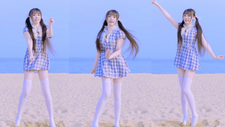 Double ponytail angel light jio menari untukmu di pantai Tolong cintai aku sedikit lagi [Tunggu, bua