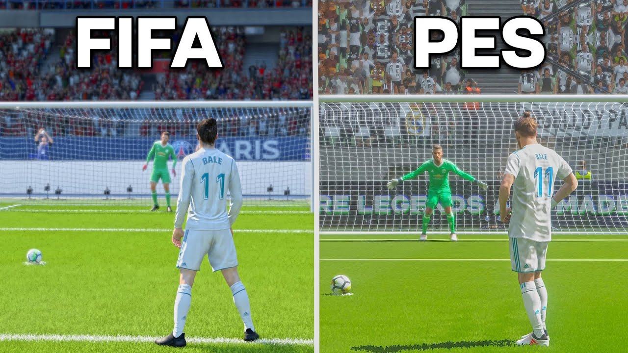 Penalti Gareth Bale Fifa Vs Pes 11 Ke 22 Bilibili