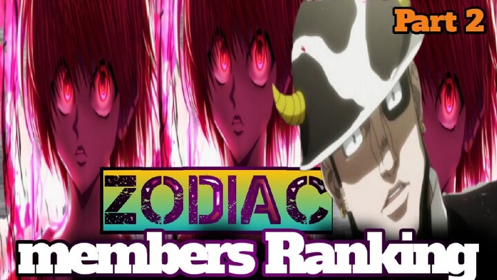 SINU-SINO NGA BA ANG NASA MID RANKING NG GRUPO NG ZODIAC? (Part 2) HxH