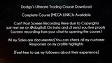 Dodgy’s Ultimate Trading Course Download