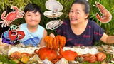 SEAFOOD BOIL OVERLOAD: CRABS, SPICY GARLIC SHRIMP, OYSTER(TALABA)