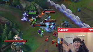 "Chủ tịch" Faker cầm Sylas 1 cân 3 ảo tung chảo