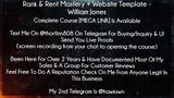 Rank & Rent Mastery + Website Template Course William Jones download
