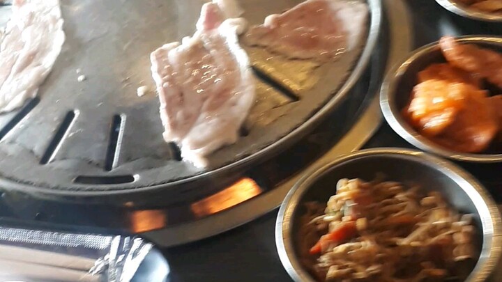 grill pork at samgyupsal