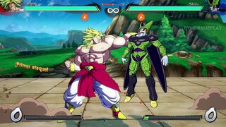 Dragon Ball Fighterz Broly vs Cell Perfecto