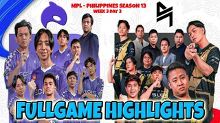 ECHO VS. BLACKLIST FULLGAME HIGHLIGHTS | MPL S13 WEEK 3 DAY 3