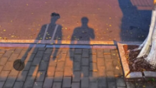 【Little Blackie Abstract Lesson 55】Even this shadow wants to blacken my pigeon