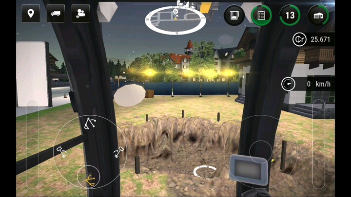 การสร้างสระน้ำ ขับรถขุดดิน ถมดินทราย 🚧Construction Simulator 3