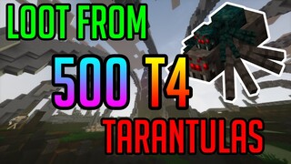 LOOT FROM 500x T4 TARAS with +130% MAGIC FIND! | Hypixel Skyblock