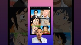 WHICH ANIME CHARACTER FUMBLES THE MOST 💀#onepiece #dragonball #onepunchman #demonslayer #dbz #luffy
