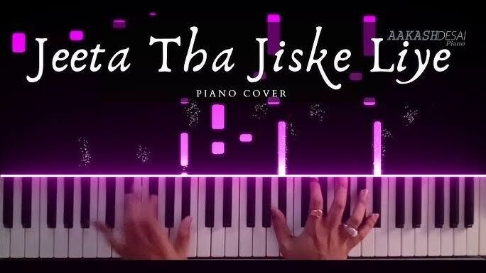 ∆®✓muSic_™ (Jeeta Tha Jiske Liye) 🎹 || @piano #piano #music @music @songs #songs #dilwale @dilwale