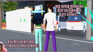 WAH ADA RUMAH BUAT KELUARGA YANG MINIMALIST!! COCOK BUAT DRAMA!! SAKURA SCHOOL SIMULATOR