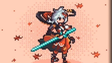 Genshin Impact dạng pixel, có vẻ cũng ổn nhỉ?