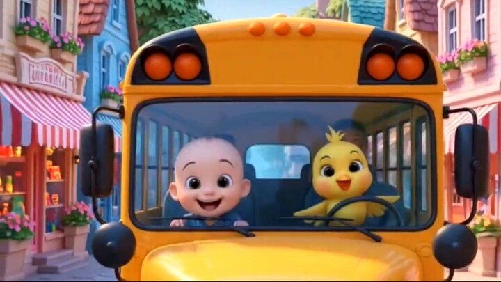 Baby and Birdie magic bus ride