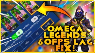 Fix Lag Omega Legends 60FPS Config Lag Fix Omega Legends 1GB 2GB 3GB Ram