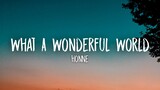 HONNE - What A Wonderful World (Lyrics)