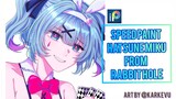 SPEED PAINT Hatsune Miku from RabbitHole. Art by Karkevu