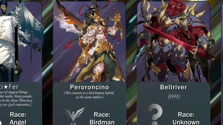 เผ่าพันธุ์ของสิ่งมีชีวิตสูงสุดที่รู้จักกันทั้งหมดจาก OVERLORD