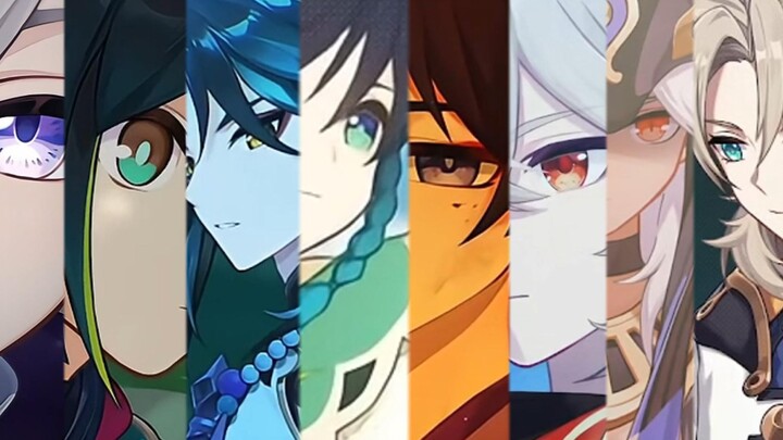 "Feel the charm of boys in Genshin Impact"