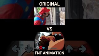 Original VS fnf Animation | in Ring Cam Mario Comparison
