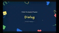 FLUTTER 20 Dialog (Tutorial Flutter Bahasa Indonesia)
