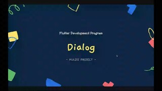 FLUTTER 20 Dialog (Tutorial Flutter Bahasa Indonesia)